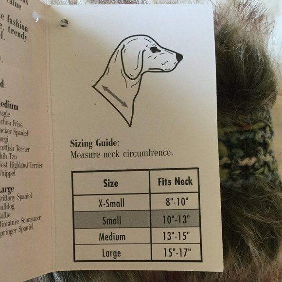 Dog Neck Warmer Small NEW - Picture 6 of 9
